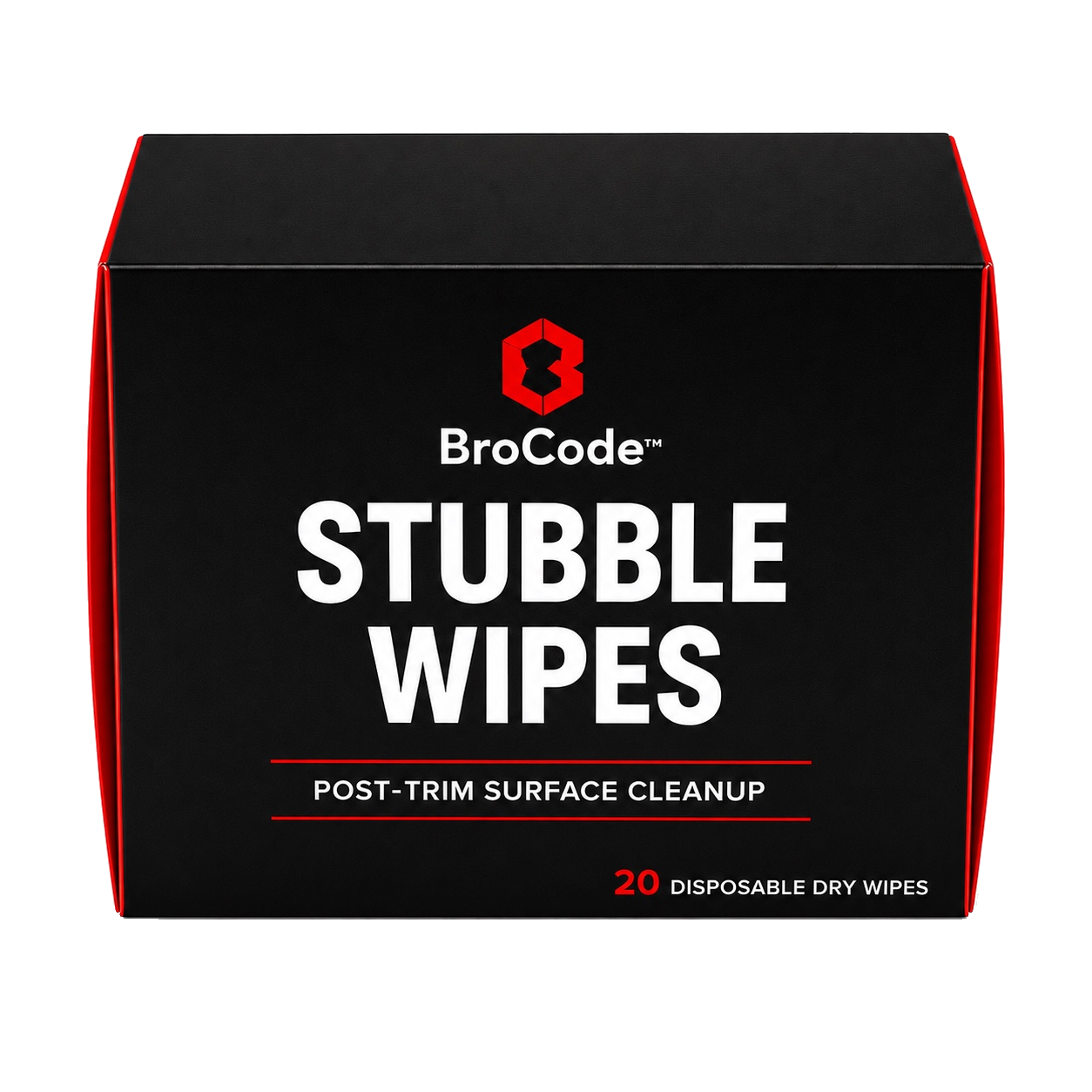 BroCode™ Stubble Wipes box